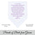 Gift for the parents of the bride from the groom. Printed wedding hankie 