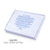 Clear lid gift box for poem printed wedding handkerchief