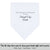 Gay Wedding Feminine Hankie style white Straight edge for the Parents of the groom poem printed hankie