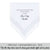 Gay Wedding Feminine Hankie style white with bobbin lace edge for the aunt of the groom poem printed hankie