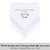 Gay Wedding Feminine Hankie style white with bobbin lace edge for the sister-in-law bridesmaid of the bride poem printed hankie