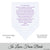 Gay Wedding Gift for the bride's Parents poem printed wedding hankie