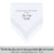 Gay Wedding Feminine Hankie style white with bobbin lace edge for the sister of the groom poem printed hankie