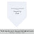 Gay Wedding Feminine Hankie style white straight edge for the Bride poem printed hankie