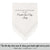 Gay Wedding Feminine Hankie style ivory with crochet lace edge for the parents of the groom poem printed hankie