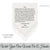 Gay Wedding feminine hankie style Gift Printed With Your Own Words